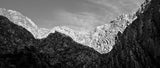 Black and white mountains Poster och Canvastavla