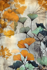 Ginko Biloba leaves 2 Poster och Canvastavla