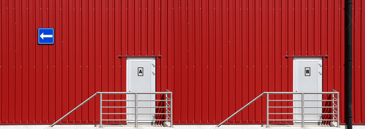 Red Barn Poster och Canvastavla