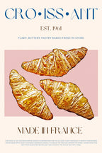 Croissant Print Poster och Canvastavla