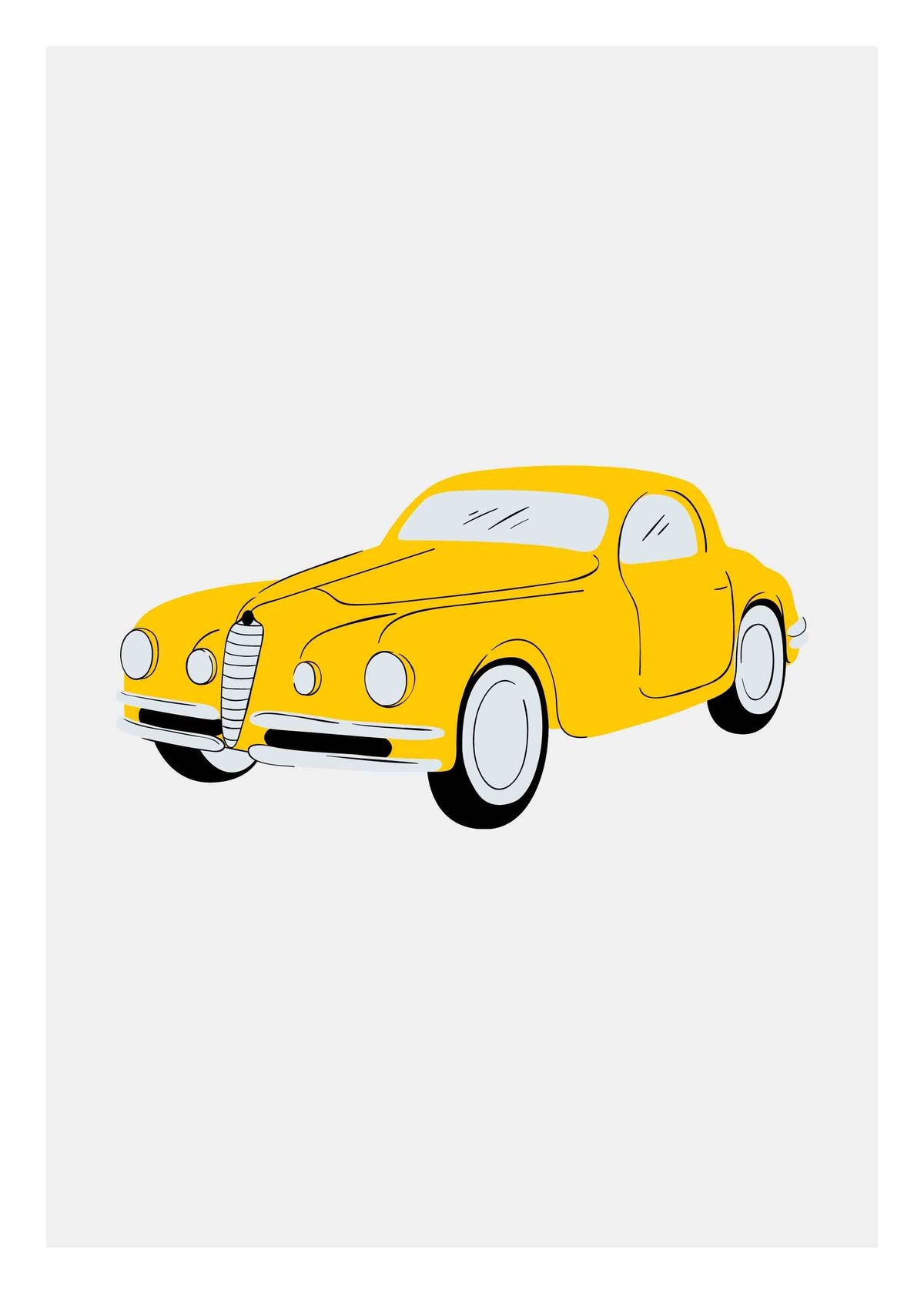 Bil barnposter gammal 1 Barnbarnposter fordon