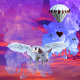 Pigs can't Fly Poster och Canvastavla