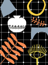 Still Life On Checkered Table Poster och Canvastavla