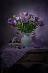 Purple Mood Poster och Canvastavla
