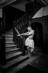 In a space with stairs Poster och Canvastavla