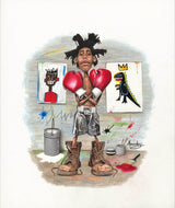 Basquiat Kid Poster och Canvastavla