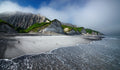 White cliffs of Iturup island Poster och Canvastavla