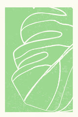 Minimal Monstera Collection #2 Poster och Canvastavla