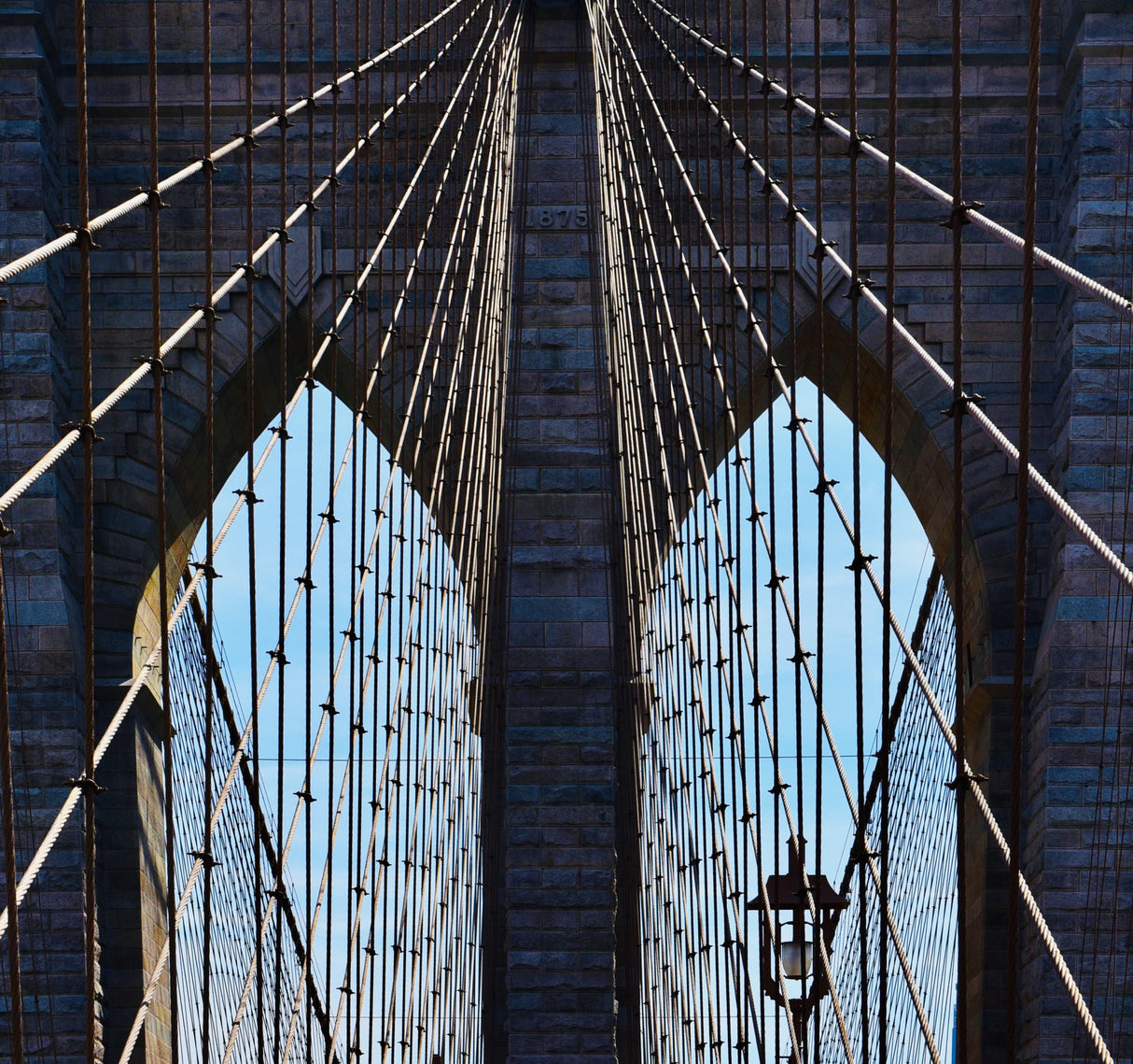 Brooklyn Bridge New York Poster och Canvastavla