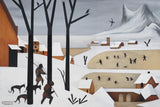 The Hunters In the Snow 15 Poster och Canvastavla