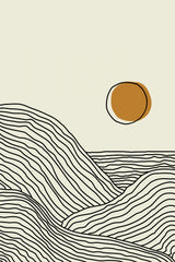 Boho Sunset Collection #2 Poster och Canvastavla