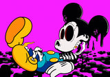 Rough day Mickey Poster och Canvastavla