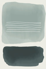 Watercolor Shapes Series #1 Poster och Canvastavla