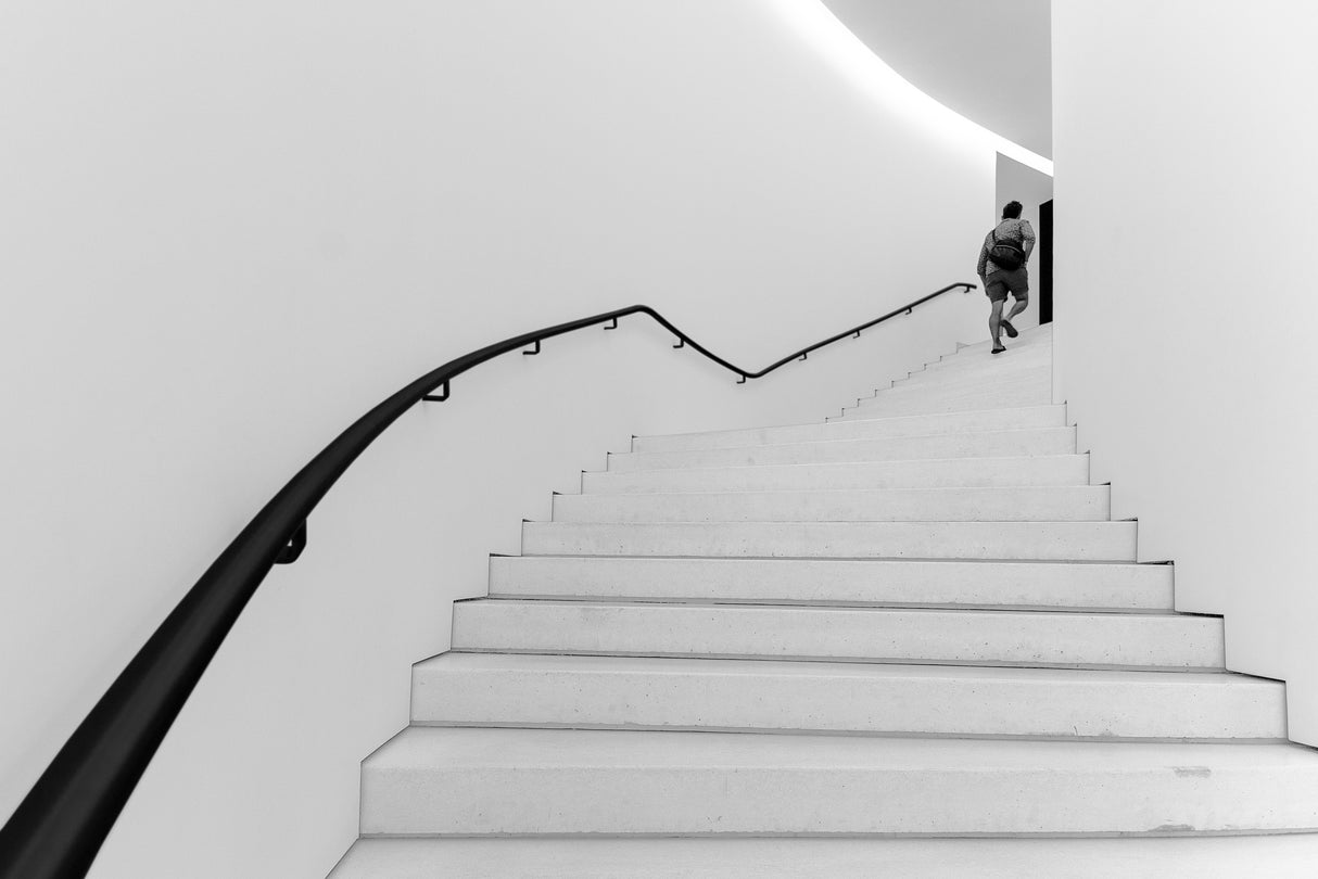 black handrail Poster och Canvastavla
