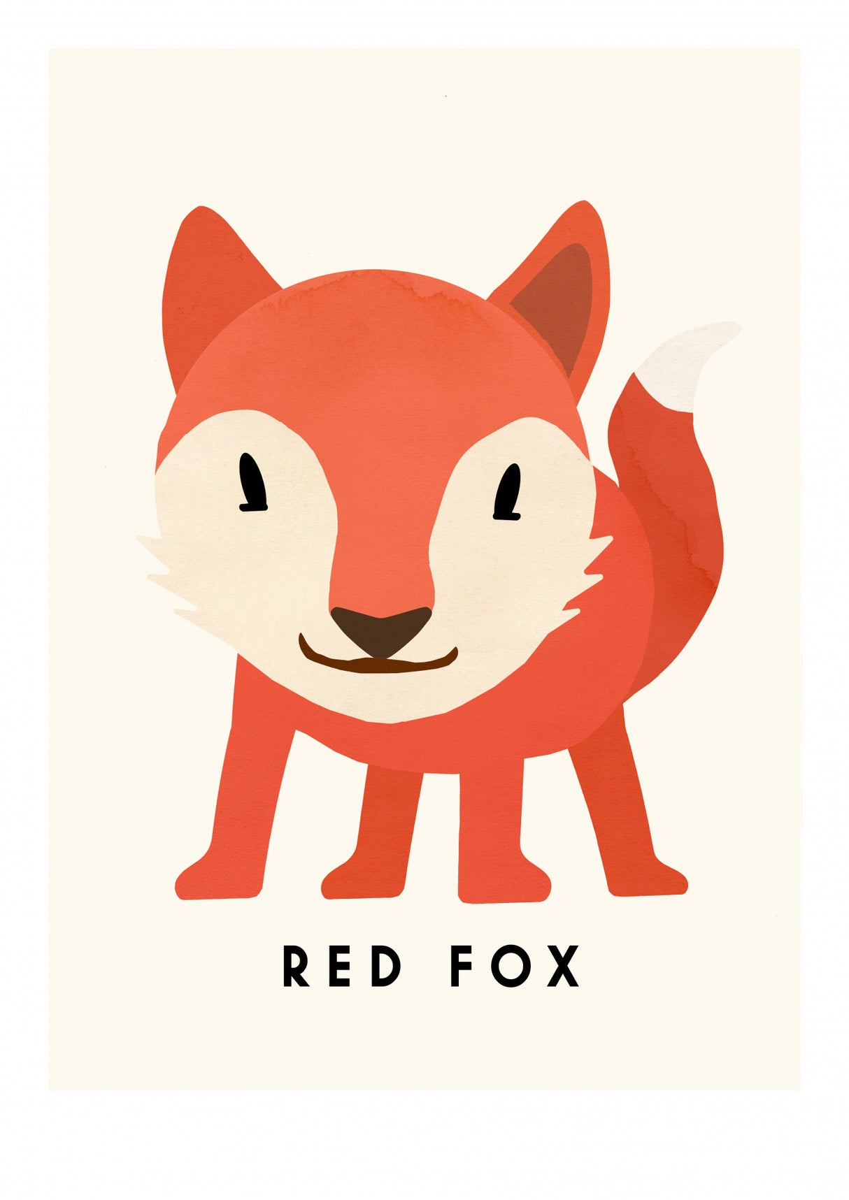 Red Fox Poster och Canvastavla