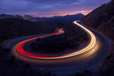 Headlights and Brake Lights Poster och Canvastavla
