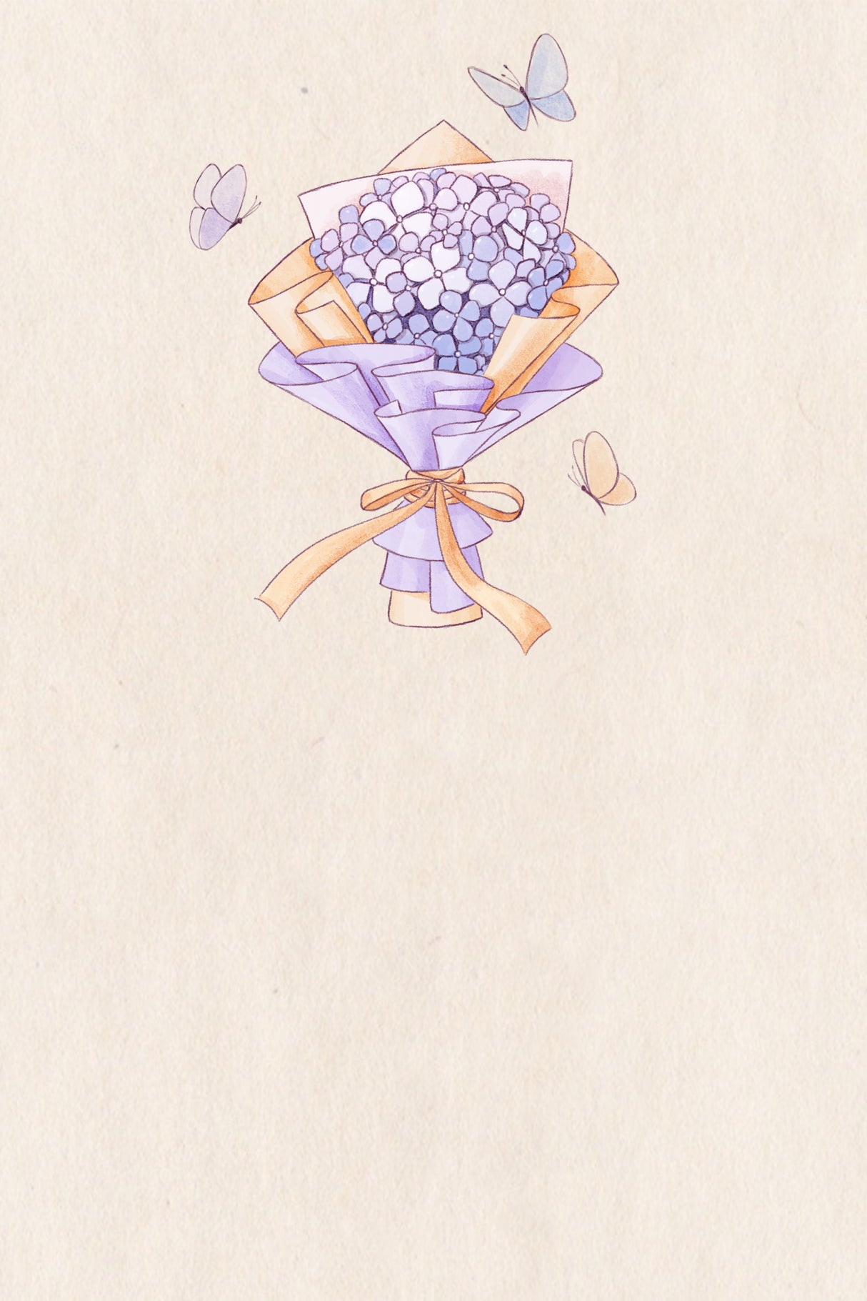 Hydrangea purple flower  home Poster och Canvastavla