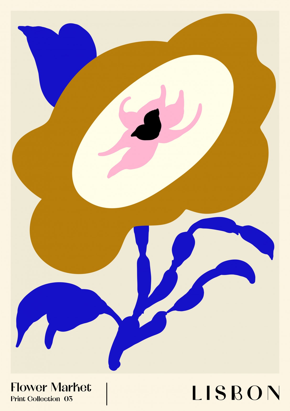 Flower Market. Lisbon Poster och Canvastavla