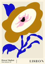 Flower Market. Lisbon Poster och Canvastavla