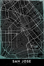 SAN JOSE Poster och Canvastavla