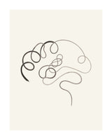 Brain Abstract Poster och Canvastavla