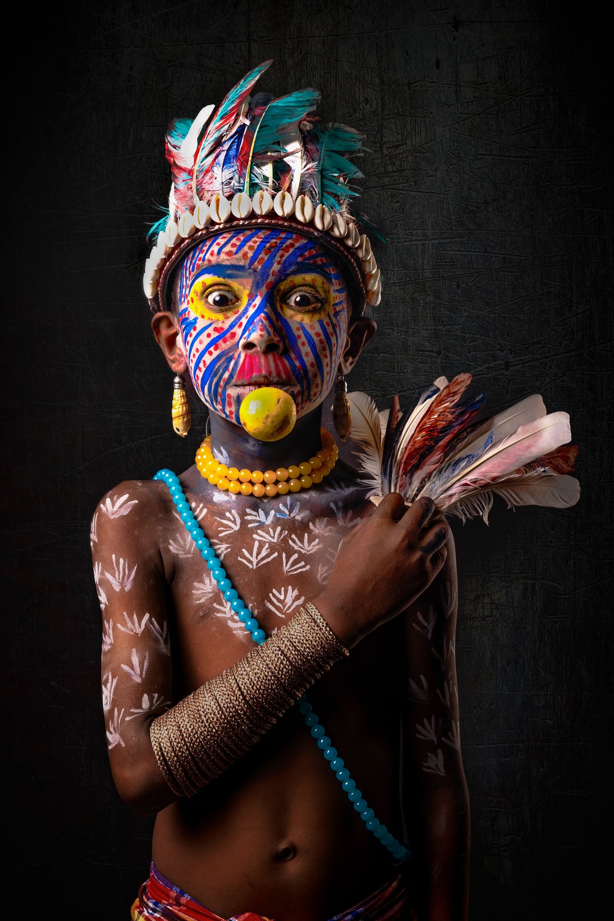 Tribal Portrait 3 Poster och Canvastavla