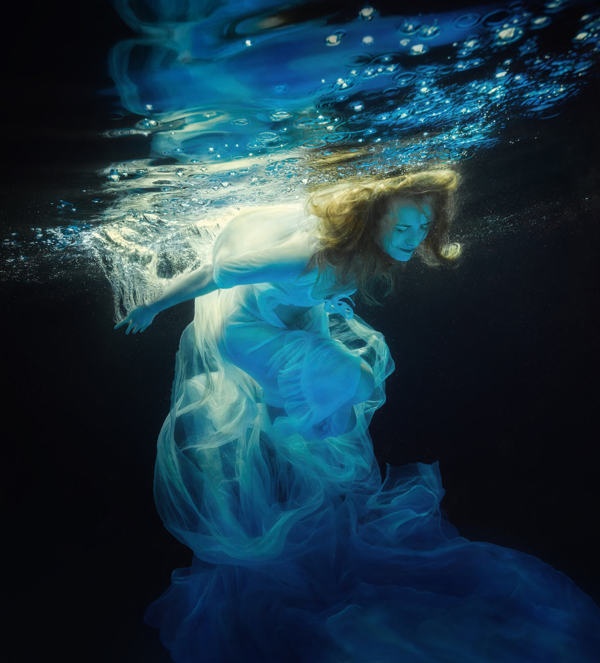 Underwater space Poster och Canvastavla