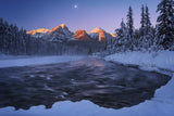 Winter Canadian Rockies Poster och Canvastavla