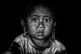Aka tribe child - Myanmar Poster och Canvastavla