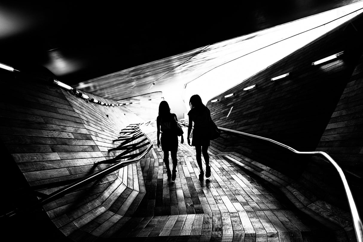 Walking towards the light Poster och Canvastavla