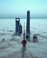 Sky City Poster och Canvastavla