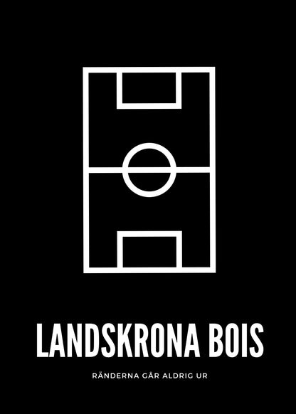 Landskrona Bois field Poster 1 Min Poster
