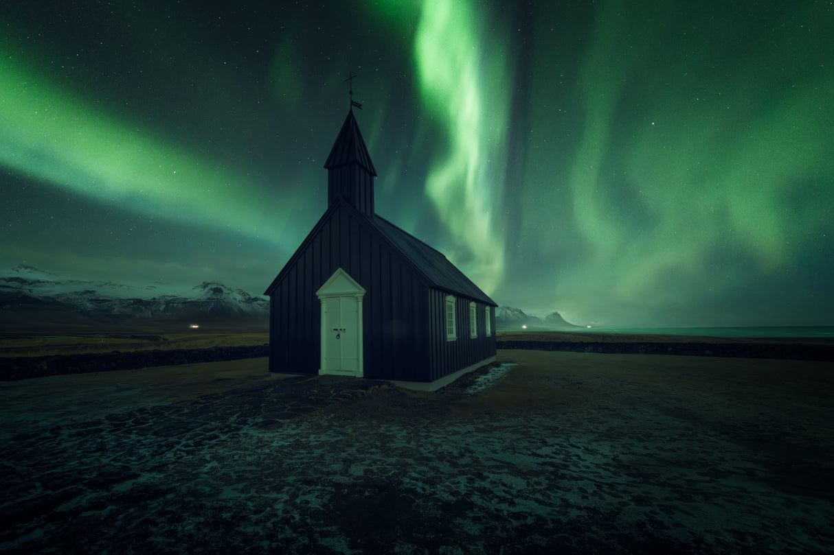 The black Church Poster och Canvastavla