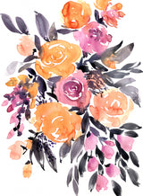 Paloma bouquet Poster och Canvastavla