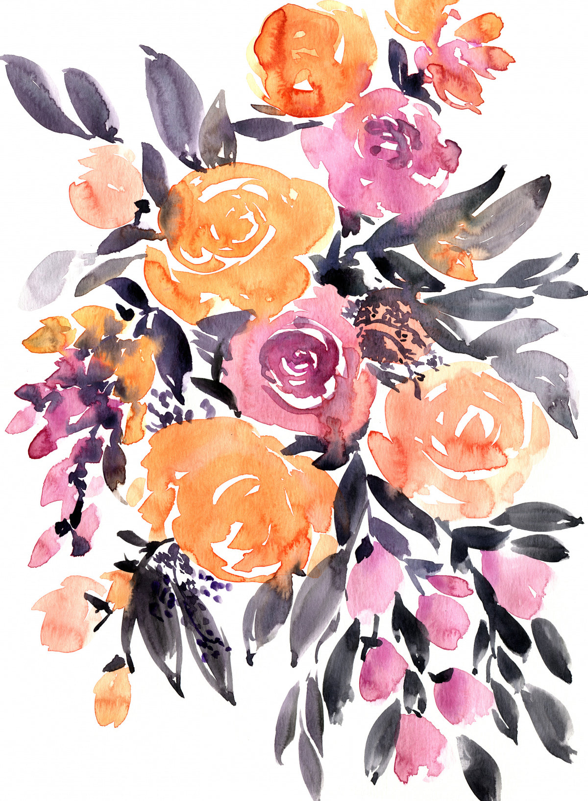 Paloma bouquet Poster och Canvastavla