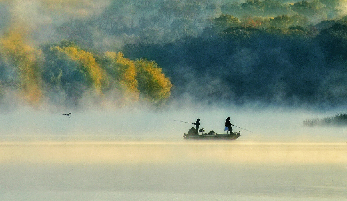 Morning fishing Poster och Canvastavla