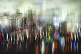 Neon city Poster och Canvastavla