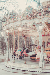 Paris Carousel III Poster och Canvastavla