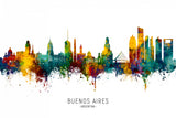 Buenos Aires Argentina Skyline Poster och Canvastavla