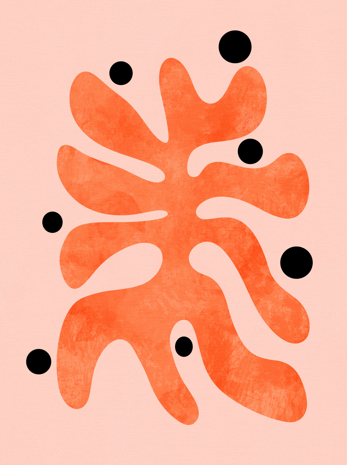 Aquarell Miro Shapes3e Kopie Poster och Canvastavla