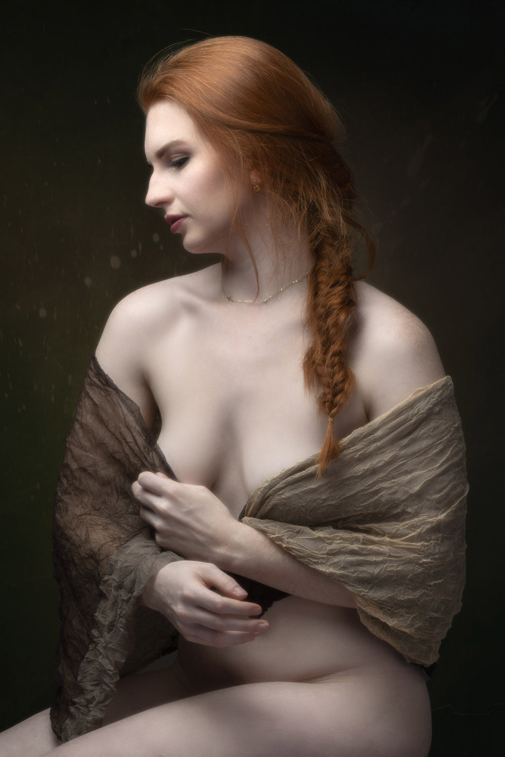 Portrait Of A Redhead Poster och Canvastavla