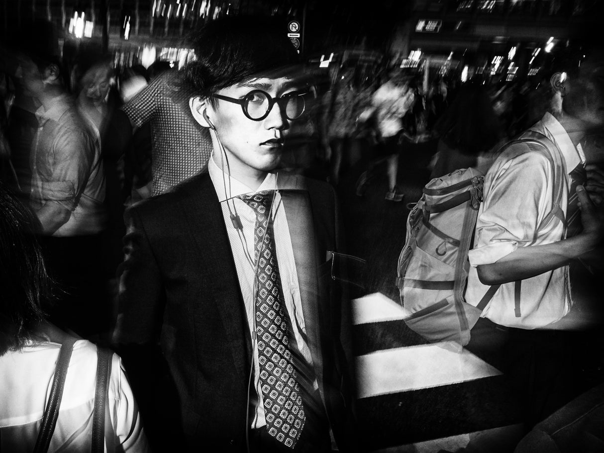 Shibuya Street - TOKYO 2016 Poster och Canvastavla