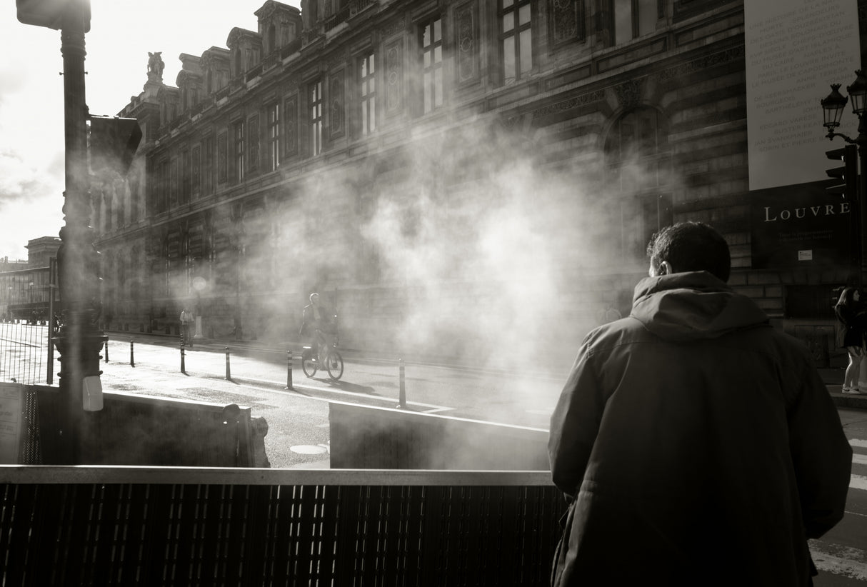 Scenery with steam Poster och Canvastavla