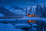 Emerald Lake Poster och Canvastavla
