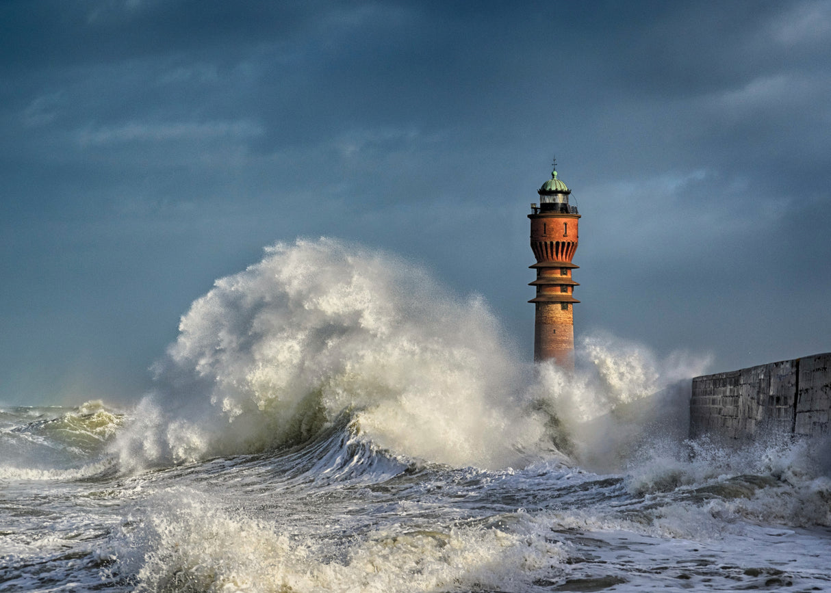 La puissance des vagues Poster och Canvastavla