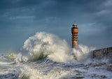 La puissance des vagues Poster och Canvastavla
