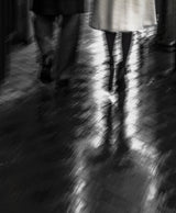 walking in the rain Poster och Canvastavla