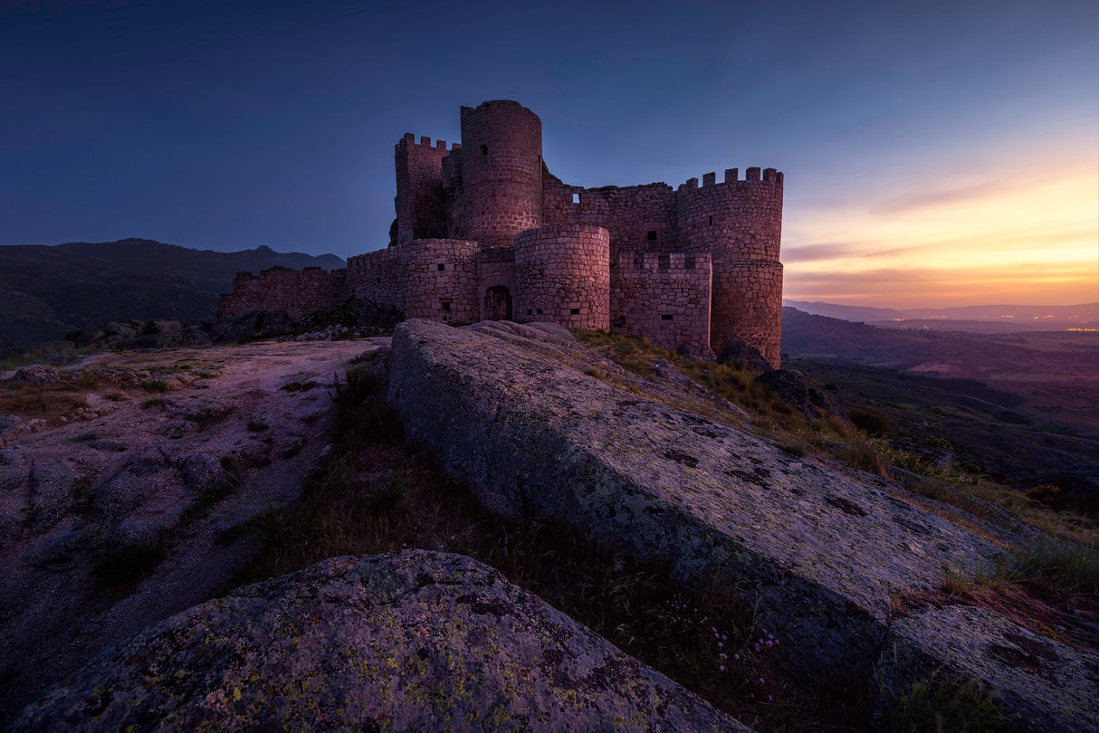 Aunqueospese Castle Poster och Canvastavla