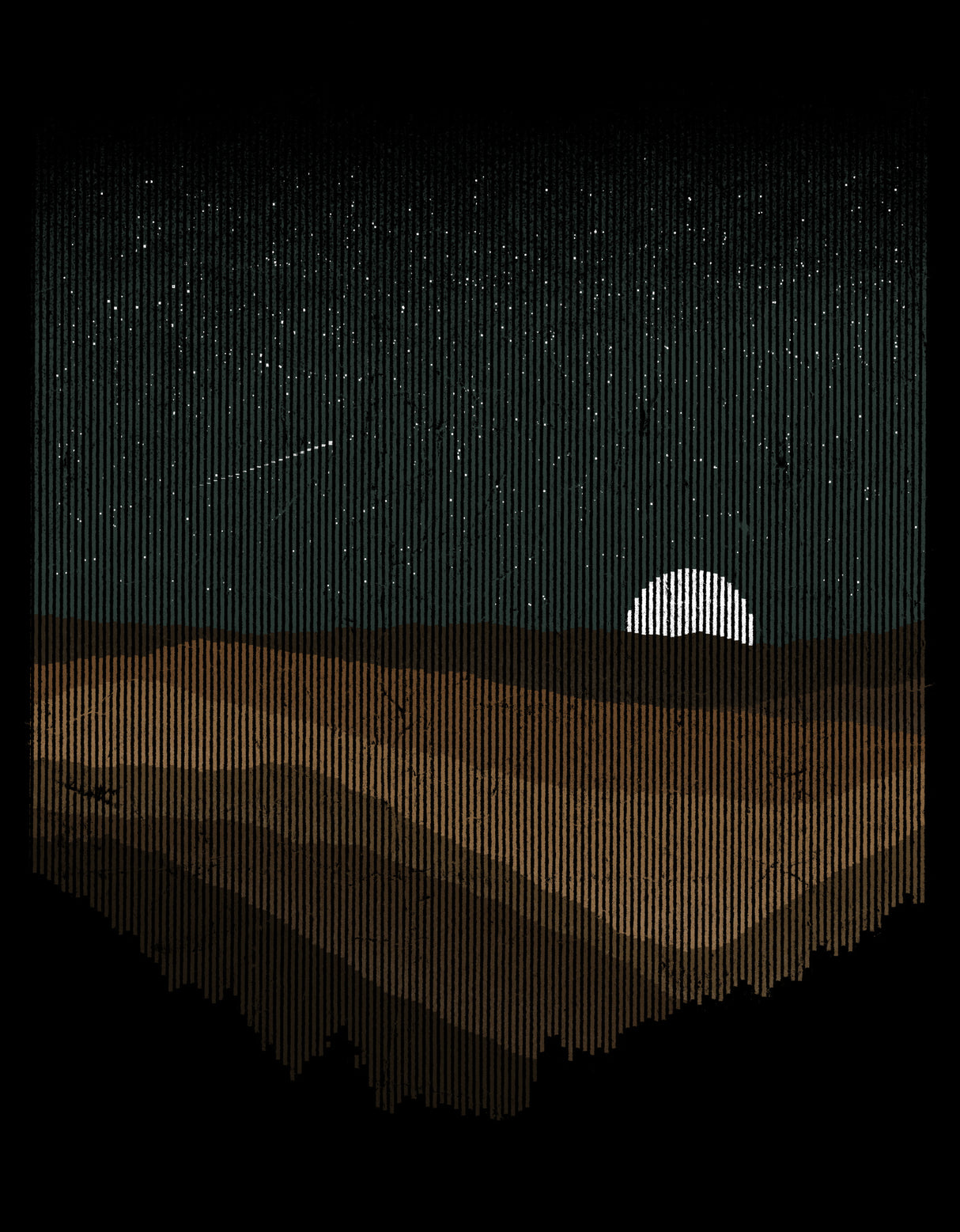 Moonrise Poster och Canvastavla