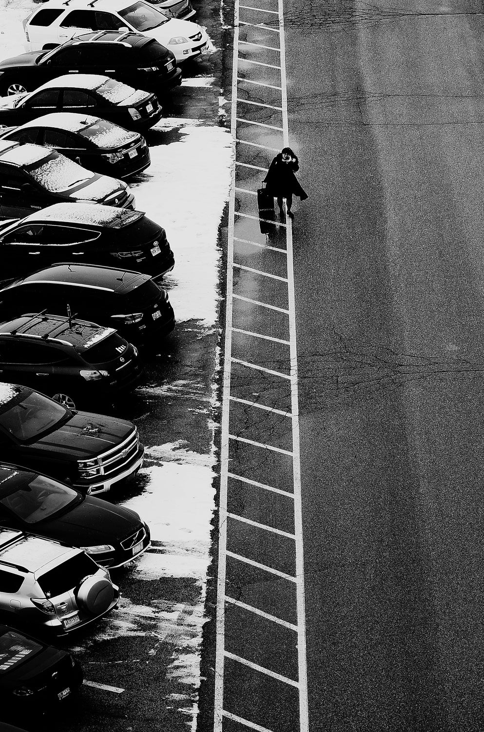 At parking lot Poster och Canvastavla